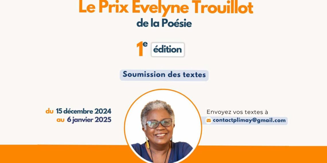 Plimay Éditions lance la première édition du Prix Évelyne Trouillot de la Poésie